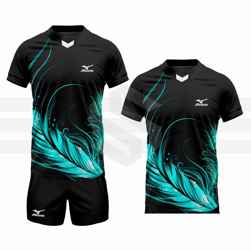 Jersey Voli Baju Volly Jersey Futsal Baju Futsal Kaos Bola Atasan Olahraga Badminton MZ Merak Tosca Setelan 0