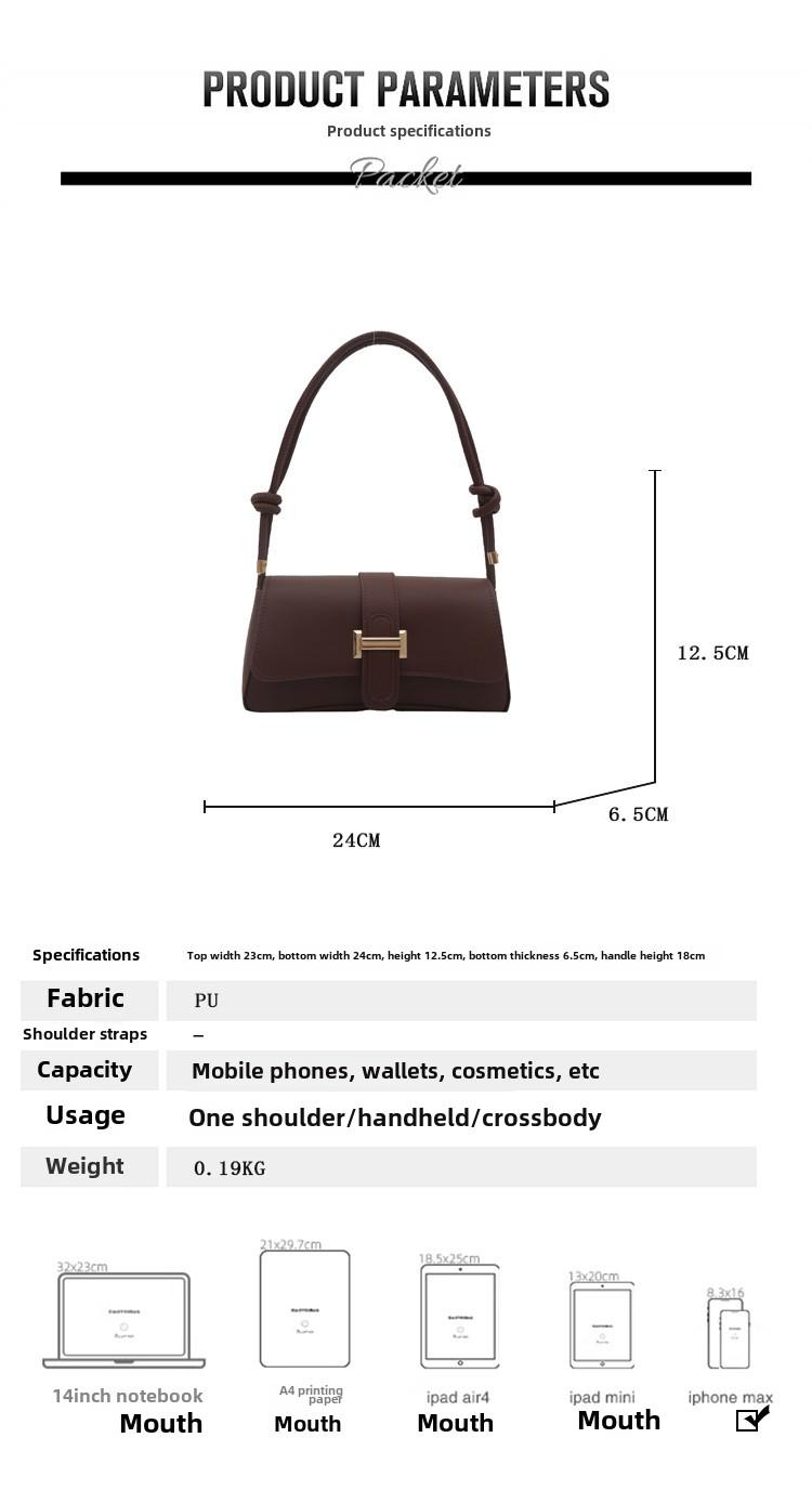 Product Introduction of Niche High-End Design Fashion Suitable for Various Scenes Niche Elegant Fashion Pouches Women's Bag New Western Style All-Matching Messenger Bag Fashion Shoulder Underarm Bag 0