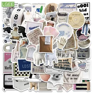 Cartoon Instagram Aesthetic Milk Cookies Doodle Stickers - Waterproof PVC Decals for Luggage, Phone Cases  Guitars