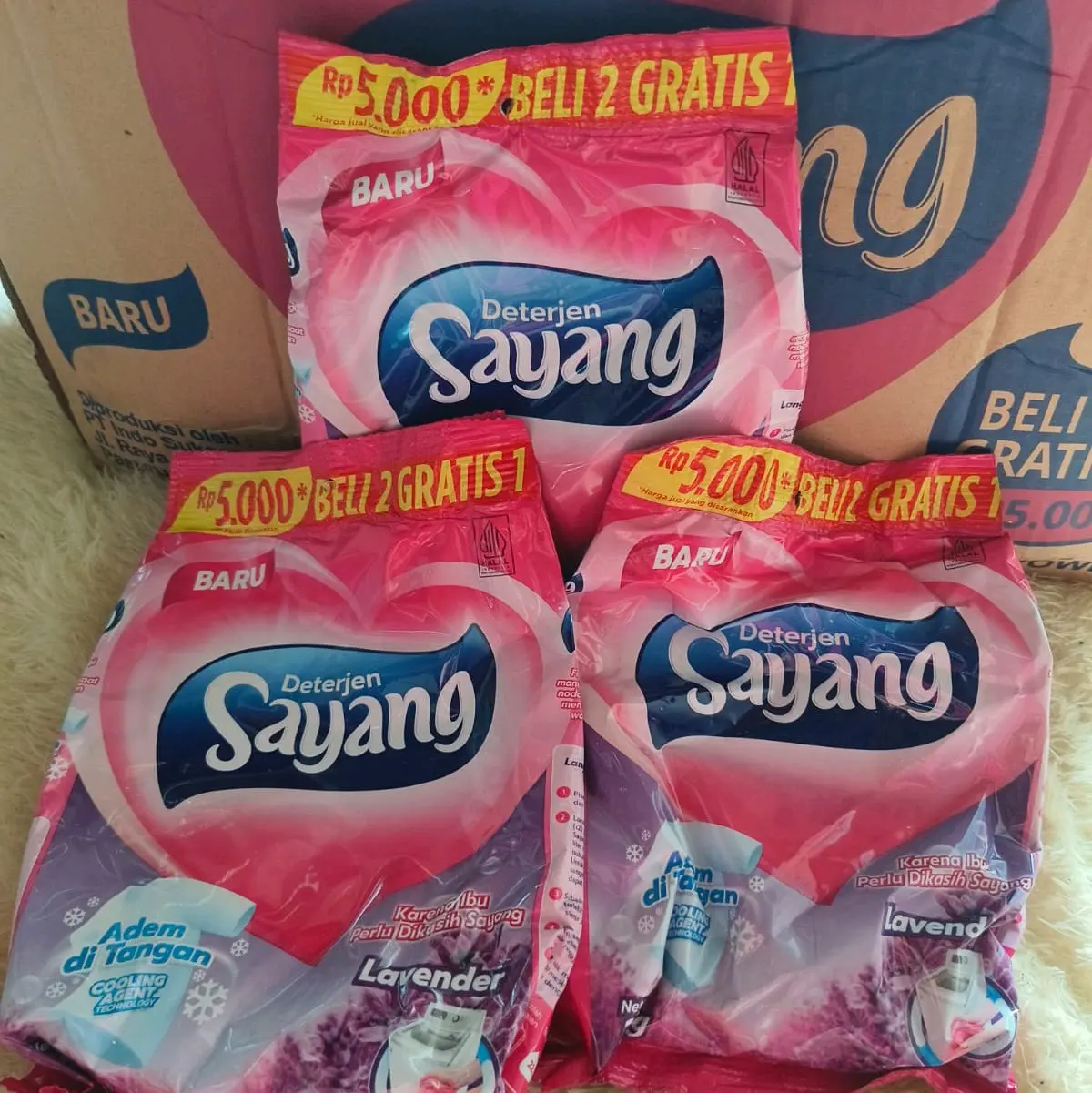 BELI 2GRATIS1 . DETERGEN SAYANG 10.000 GET 3 PCS
