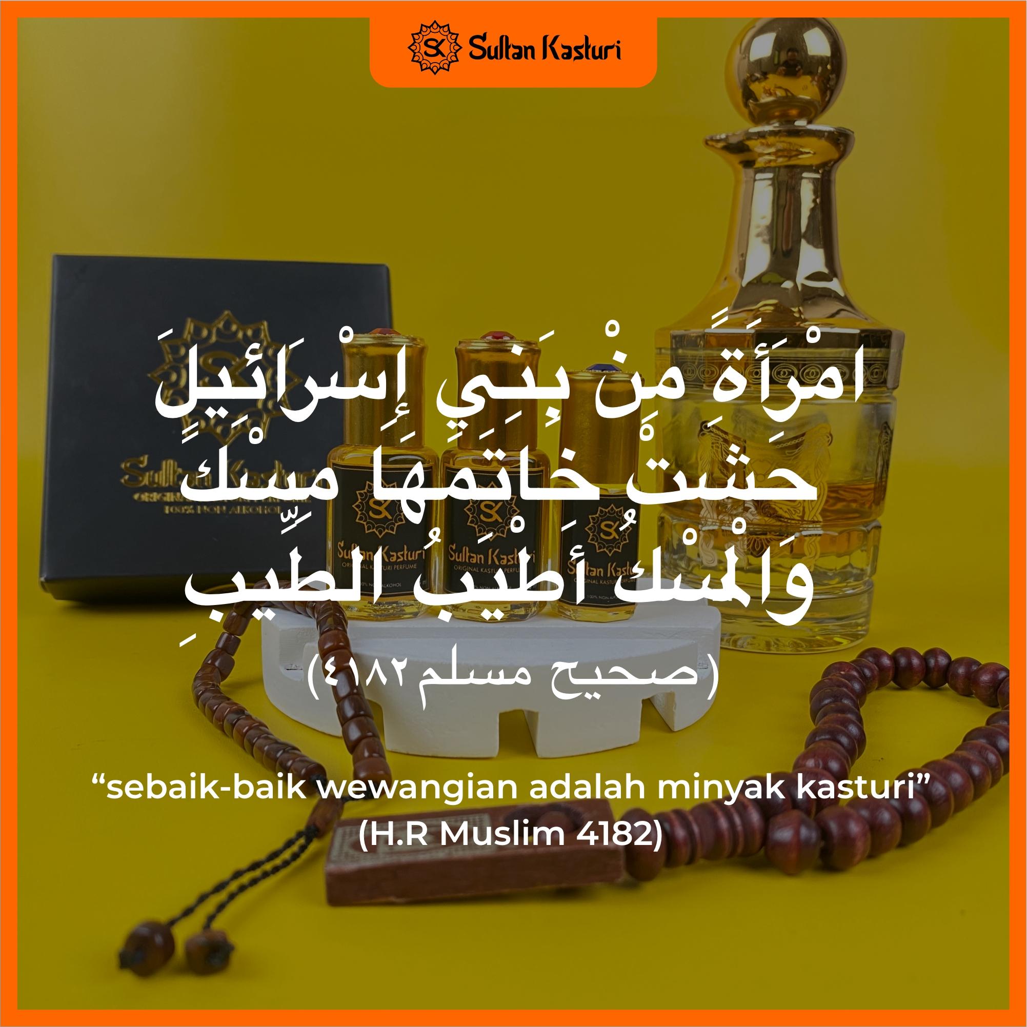 Minyak Wangi Sultan Kasturi Original Parfum Sholat Non Alkohol