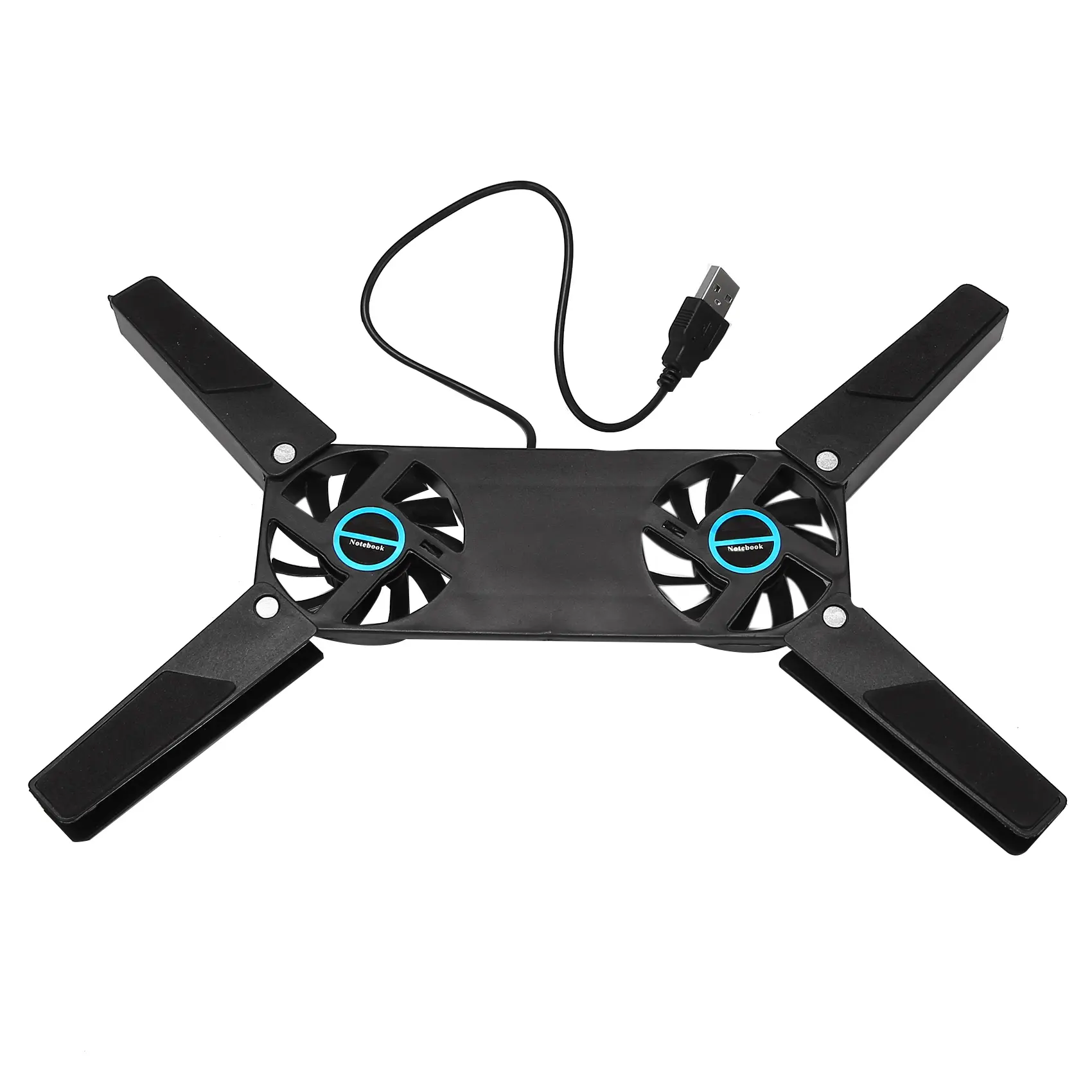 Laptop Cooling Pad,Dual Fan for Laptop Cooling,USB Folding Laptop Cooler Pad,Notebook Fan for Students & Business Man
