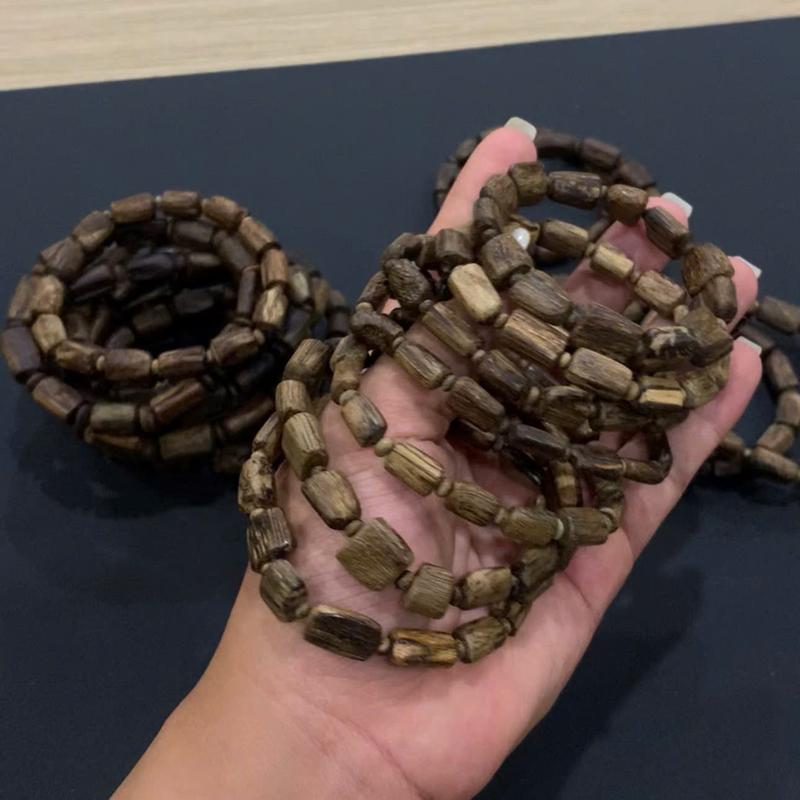 [SĂN TRÊN LIVE] Vòng Trầm Hương Trúc Thô Cận Chìm Cao Cấp, Hương Thơm Đế Vương | Trầm Hương Phúc Tử Vi