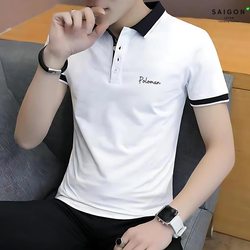 Áo Polo Cổ Bẻ WINER Basic CVC Vải Thun Cá Sấu Sang Trọng Lịch lãm Thoáng Mát - SAIGON LEVEN Menswear Ngắn Tay Cộc Tay Shirt Tay Ngắn Áo Trắng Nam Nữ