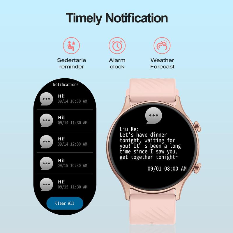 LIFEBEE Multifunctional Smart Watch, Fashion Digital Watch with Phone Call & Multi-sports Modes, Sports Watch for Women & Men 7