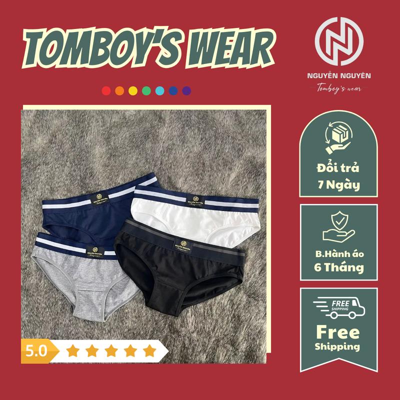 Combo 5 Quần Lót Tam Giác Nguyễn Nguyên -Quần Xì Sịp Nam Tam Giác Tomboy Nam Thun Cao Cấp Mát Lạnh Combo Kháng Khuẩn Nguyễn Nguyên