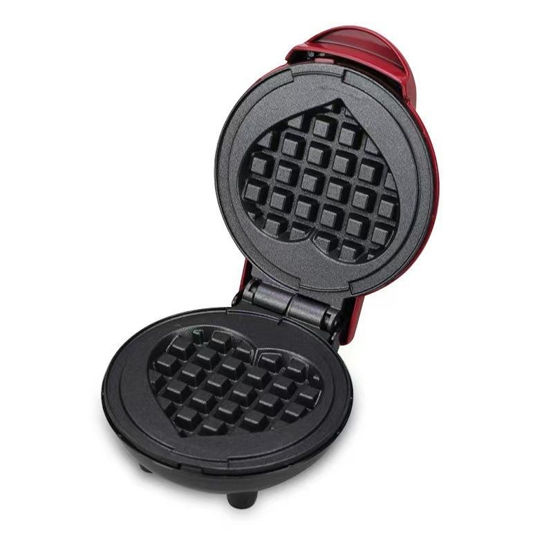 Máy Làm Bánh Waffle hình Trái Tim, Máy Nướng Bánh Mini, Máy Nướng Bánh Mì Gia đình, Máy Nướng Bánh Sandwich