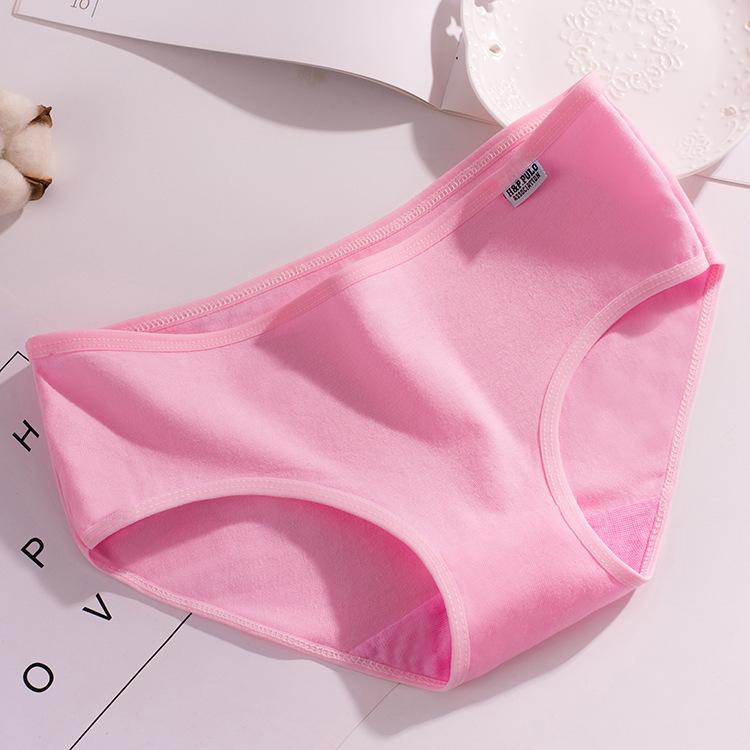 Product Introduction of 12-PACK Women's pantymade of pure cotton and spandex  breathable and comfortable Seamless ladies underwear panties 19