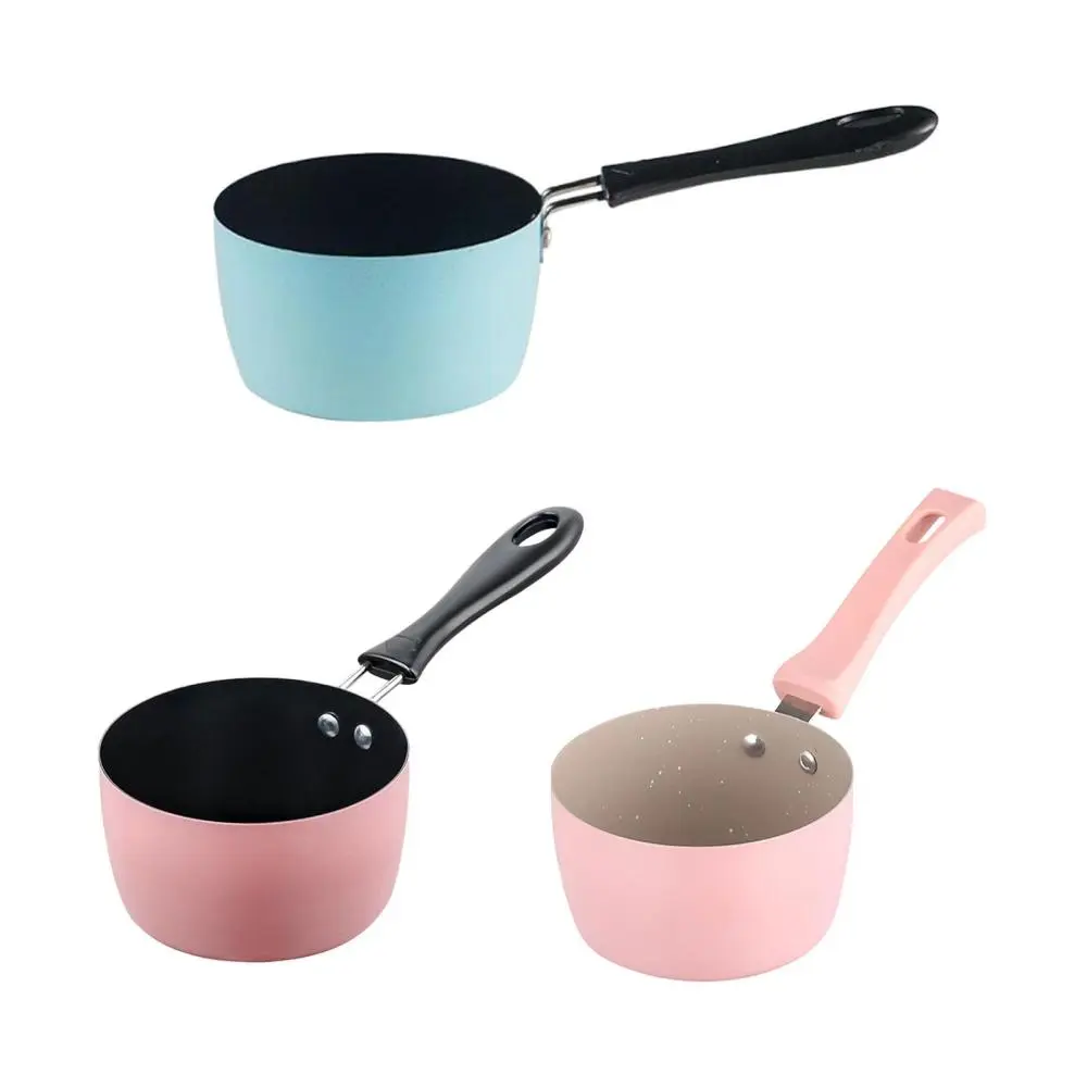 Milk Pan Melting Boiling Pot Non Stick Sauce Pan for Kitchen RV Travel Home