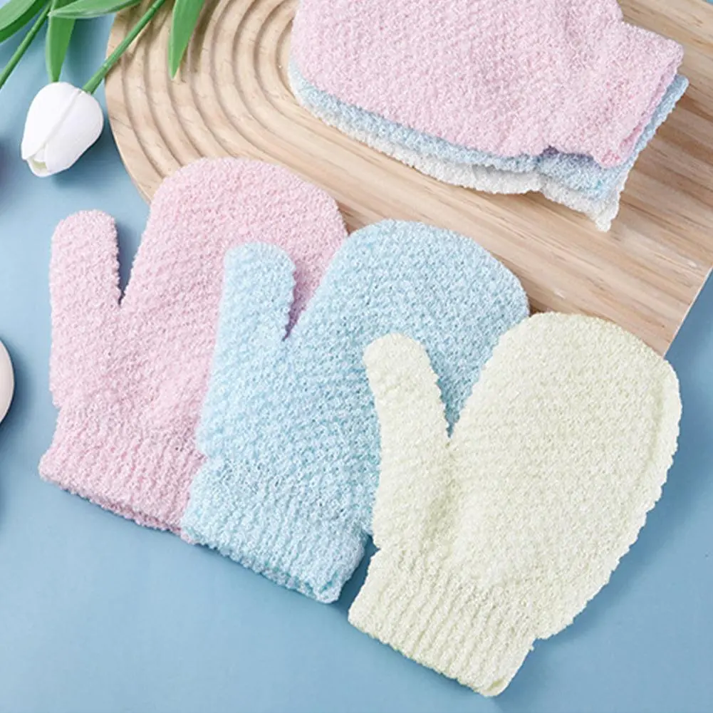 Coarse Sand Bathing Gloves Bath Adults Kids Clean Body Textured Makes Highly Skin Surface A6G2