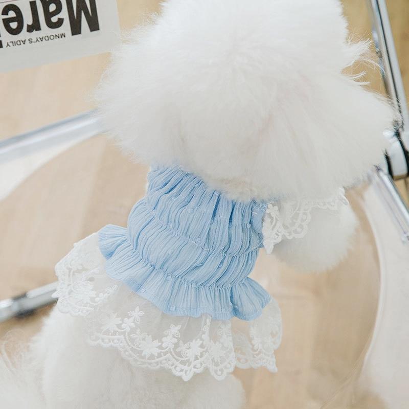 Product Introduction of Quần áo cho chó, trang phục mùa hè, thích hợp cho chó Con và mèo con, với ren, quần áo cho thú cưng, thích hợp cho Chihuahua và Bichon 19