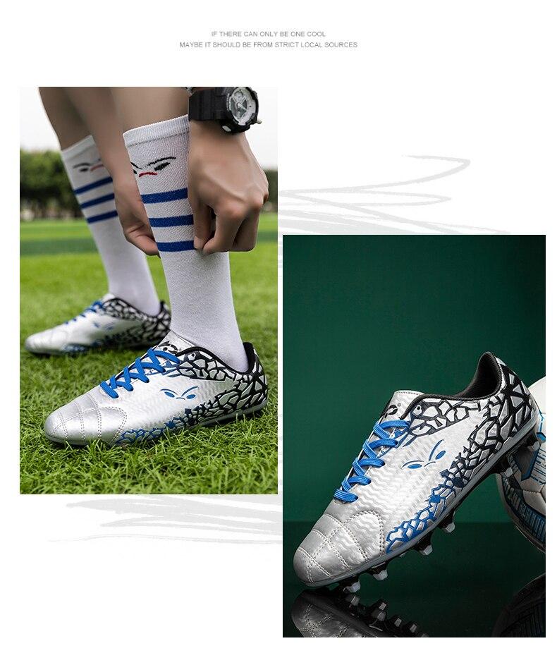 Product Introduction of Professional soccer shoes kids football sneakers men women adult cleats grass training Sports futsal shoes 41