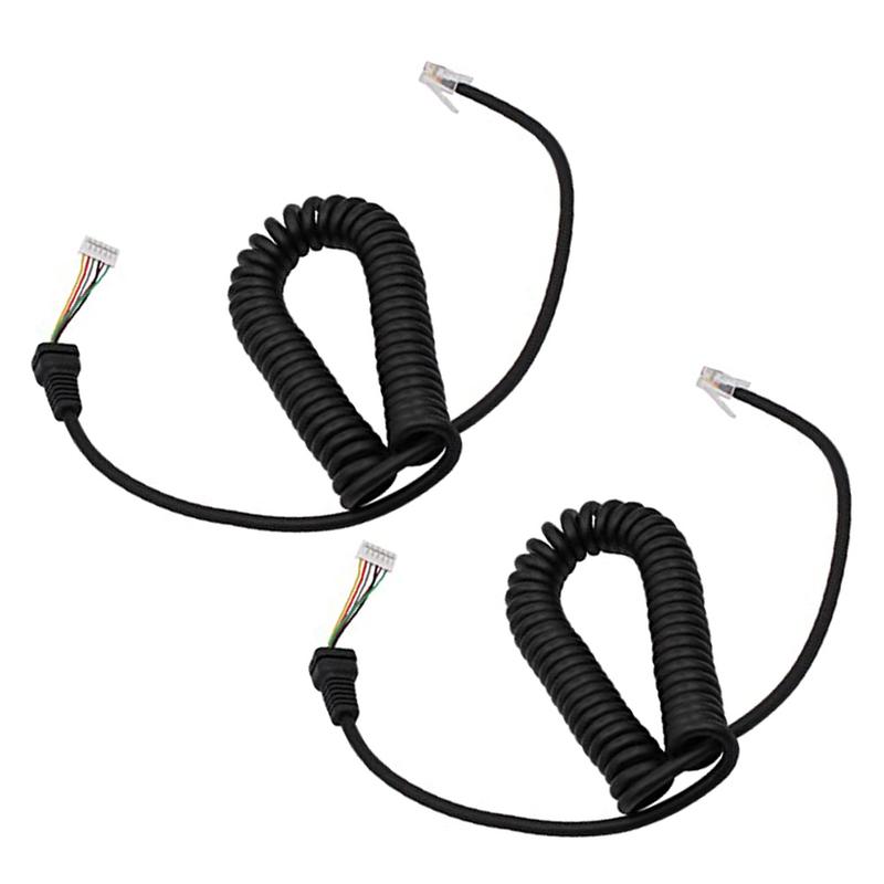 Bộ 2 dây cáp micro cho Yaesu MH-48, MH-48a6j, MH-36, MH-36a6j, MH-42