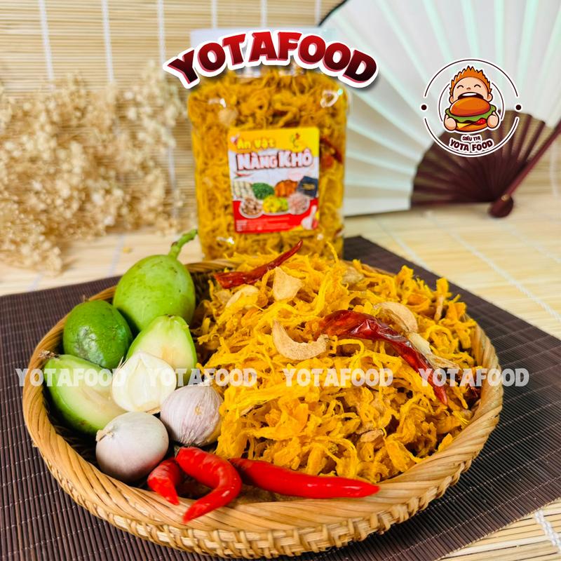 Khô Gà Bơ Tỏi  500gr ( Giòn ngon – đậm vị ) đạt chuẩn ATVSTP  500gr | Đồ ăn vặt Yotafood