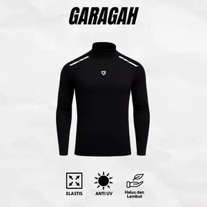 Manset Pria Baju Olahraga Base Layer Tanpa Lubang Jari, Mangset Panjang Pria Wanita Beslayer KLS Kaos Sport