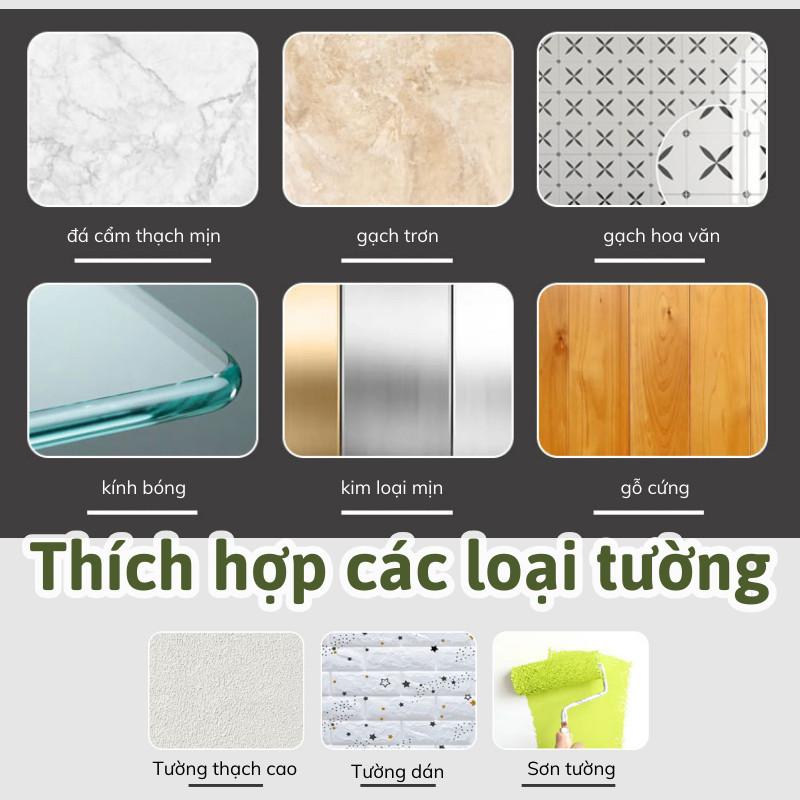 Kệ bếp bảng lỗ dán tường IKEA MAMA bảng pegboard setup vật dụng gọn gàng kệ dày dặn chịu tải tốt vệ sinh dễ dàng 8