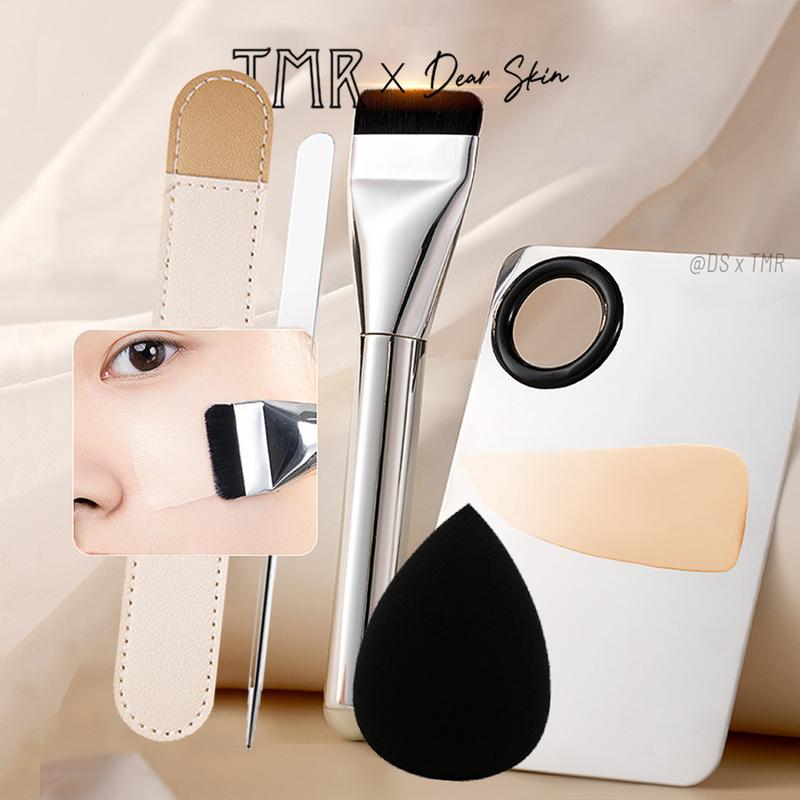Bộ Dụng Cụ Que Trộn Kem Nền TMR Makeup Spatula SP304 Bằng Thép Không Gỉ Trang Điểm queđánhnền kimloại Nữ Women