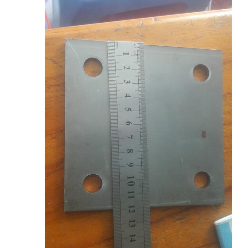 Bản mã tấm sắt thép inox vuông chân đế cột sắt nhiều loại 10 12 15 20 25 30 1