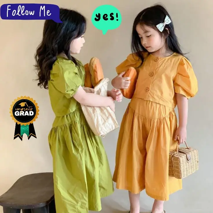Set Baju Anak Perempuan Terbaru Korean Style / Setelan Anak Perempuan 2