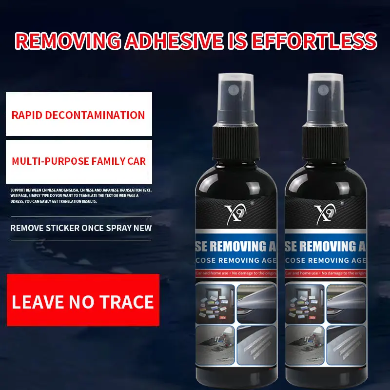 #RayHong# Car surface adhesive remover , Car home advertising sticker label adhesive remover , Self-adhesive clean