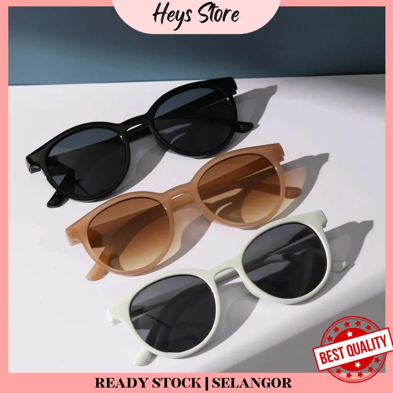 Heys Spec Viral Korean Style Spek Cermin Kaca Mata Hitam Unisex Sunglasses Spectacles Frame S2