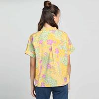 Gambar Azalea Short Sleeve Shirt Batik HONG Sekouwit / Kemeja Batik Lengan Pendek in Yellow - Kuning dari Sekouwit Kab. Bogor 4 Tokopedia