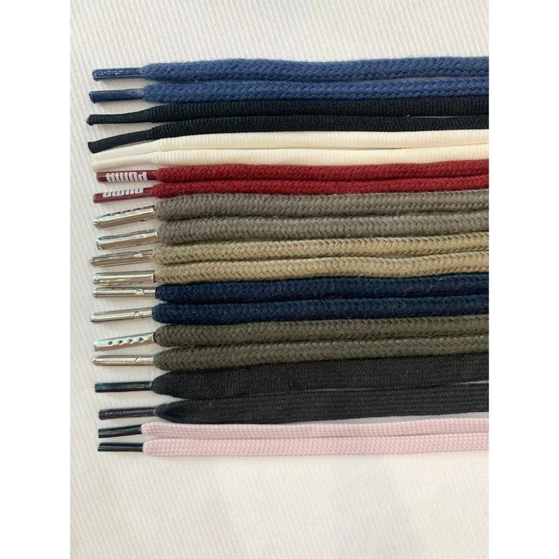 Dây luồn(rút)quần Dây tròn đầu kim loại, chất liệu Polyester từ 1,1m-1m6 may mặc , mũ áo,giày thể thao nhiều màu, hoodie 0