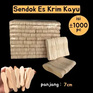 SENDOK KAYU ES KRIM 1 PACK ISI 1000 PCS