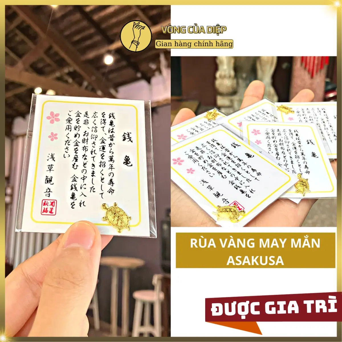 Bé rùa Asakusa, tấm rùa nhỏ gọn, 1 vật phẩm dùng để trong ốpp đithoai hoặc bàn làm việc