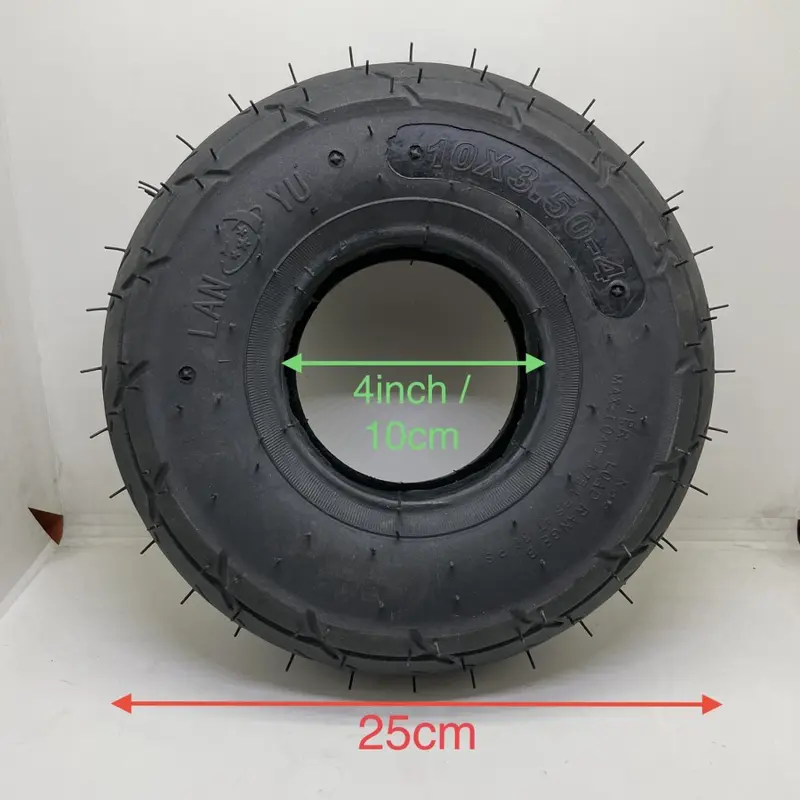 Ban Luar + Dalam Onroad / ASPAL 10 x 3.50 - 4 inch Goped - Scooter - Mini ATV - 1 Pcs 3