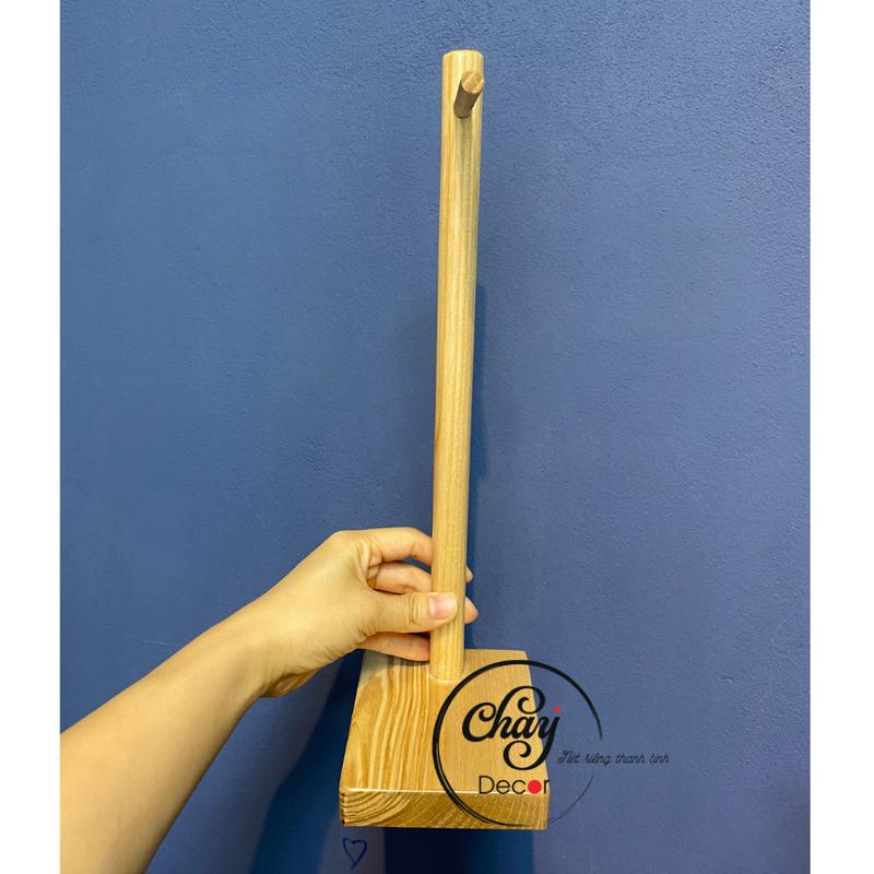 Set Kệ Gỗ Treo Chuông Gió Bình An, Set Chuông Bình An Chay Decor 2