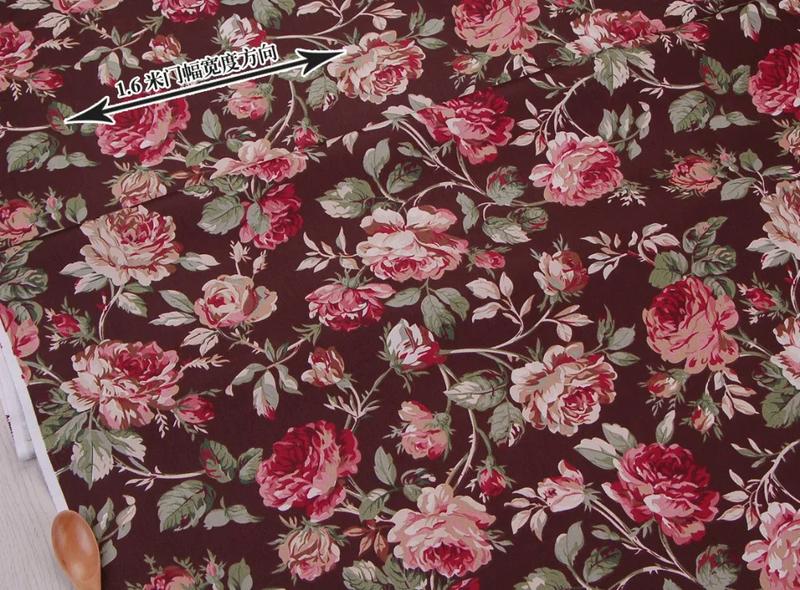 Product Introduction of 100% DIY Sewing Quilting Fat Quarters Material Tecido For Baby Dress Home Textiles Flower Twill Cotton Fabric,Patchwork Cloth 29