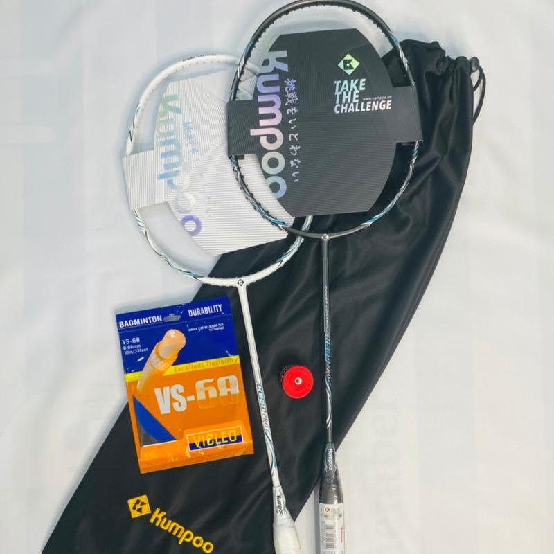 Vợt Cầu Lông Kumpoo K520 Pro K520S Căng Cước Sẵn 11Kg Tặng Túi Đựng Vợt + Quấn Cán Cán Vợt Sport Cacbon