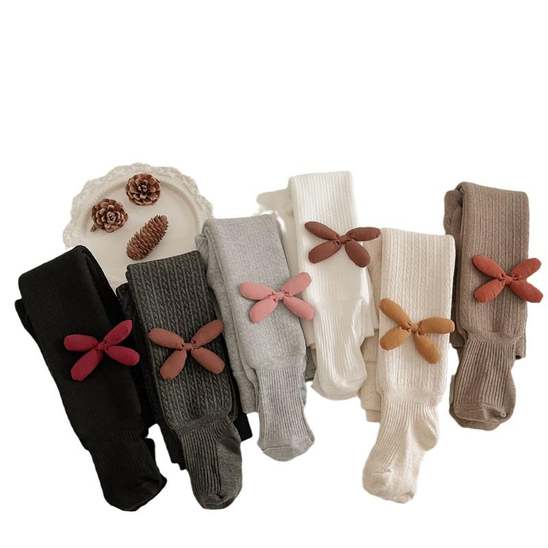 Quần Legging Bé Gái, Lót Lông Cừu, Dày Dặn, Có Thắt Nơ, Thích Hợp Cho Mùa Thu Và Mùa Đông, Quần Tất Trẻ Em, Chống Lạnh, Thích Hợp Cho Em Bé Và Trẻ Sơ Sinh, Tấm Lót Ấm 4