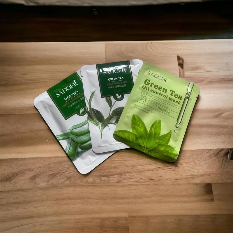 [ DA MỎNG] Combo 50 miếng mặt nạ dành cho da mỏng, da yếu  gồm các thành phần từ trái cây Skincare Cosmetics Nữ Women 8