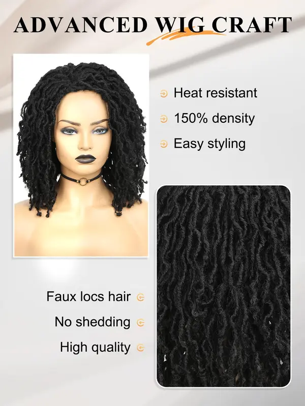 12 Inch Short Wigs for Women, Gorgeous Fluffy Wigs without Bangs, Synthetic Wigs for Party, Daily Use 2