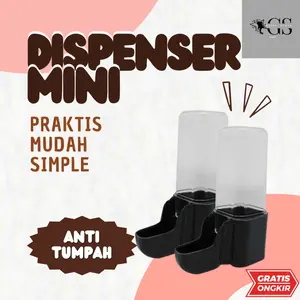 Dispenser Mini / Tempat Minum Sugar Glider Hamster / Burung / Praktis