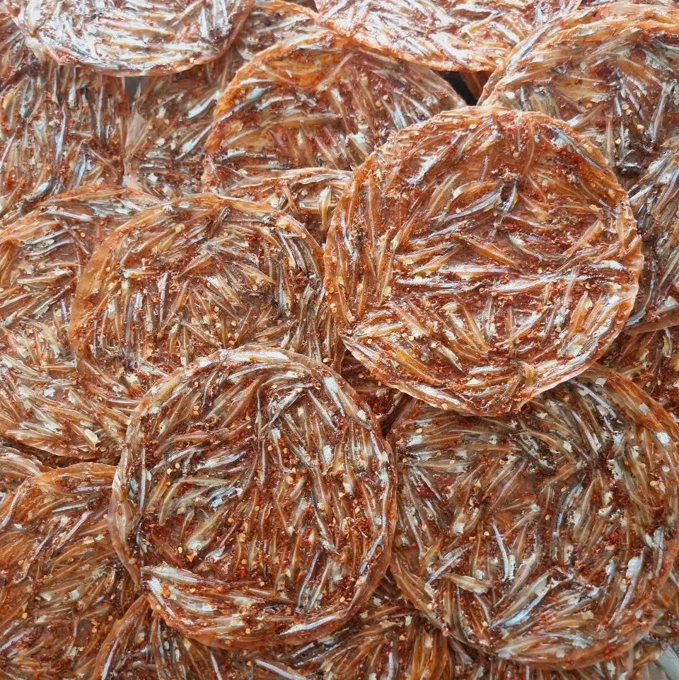 Bánh tráng cá cơm tẩm nhẹ vừa ăn, 1kg tầm 20 miếng
