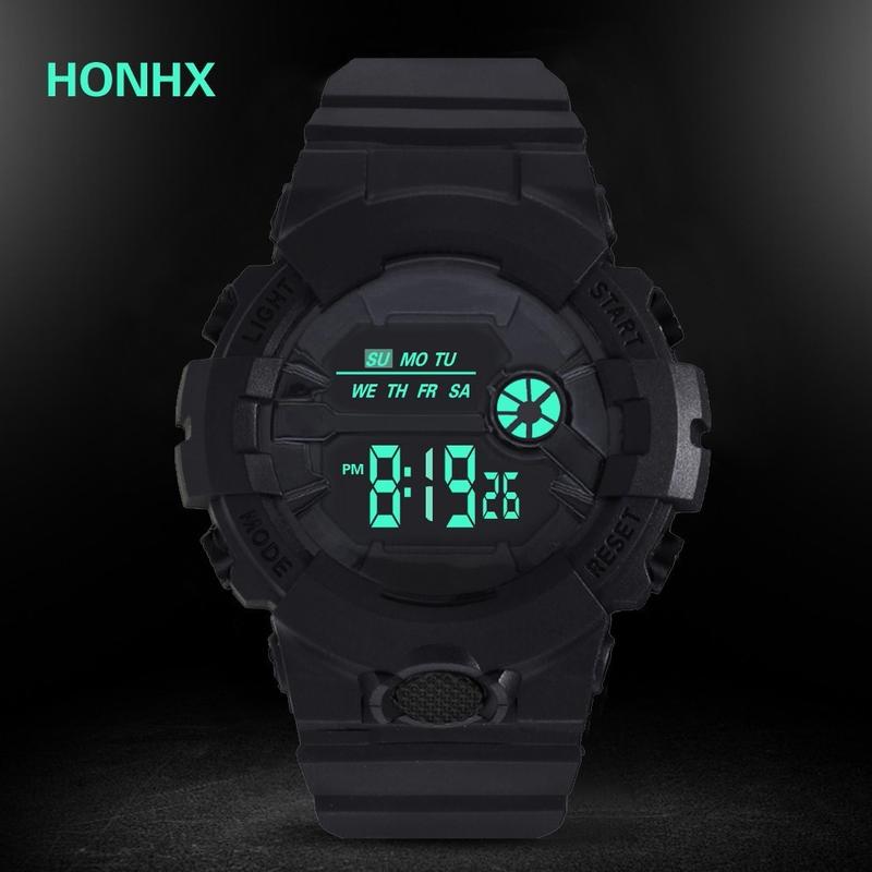 Product Introduction of Đồng Hồ Đeo Tay Thể Thao Reloj Cho Nam, Thời Trang Mới, Màn Hình Điện Tử, Không Thấm Nước, Lcd, Kỹ Thuật Số, Đồng Hồ Bấm Giờ, Ngày Tháng, Cao Su 29