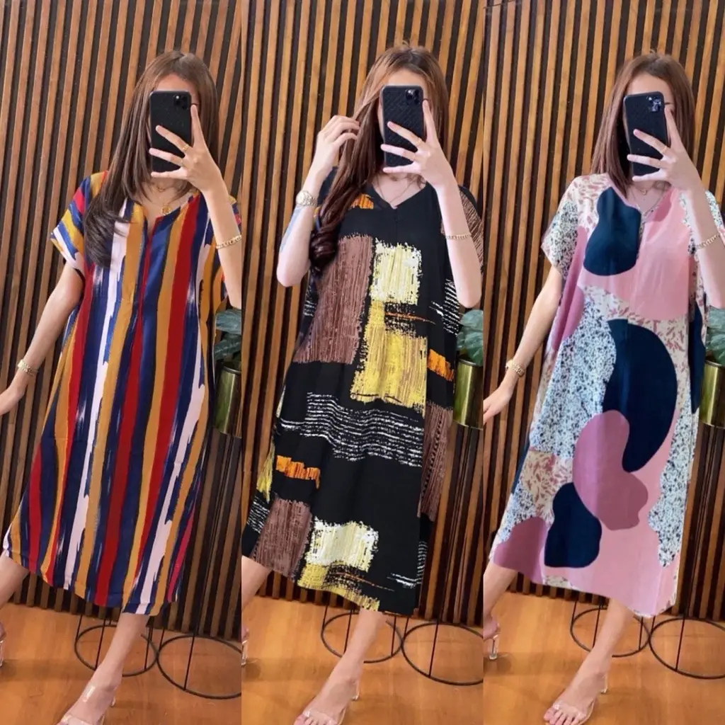 Daster Busui Resleting Dress Bumil Nyaman
