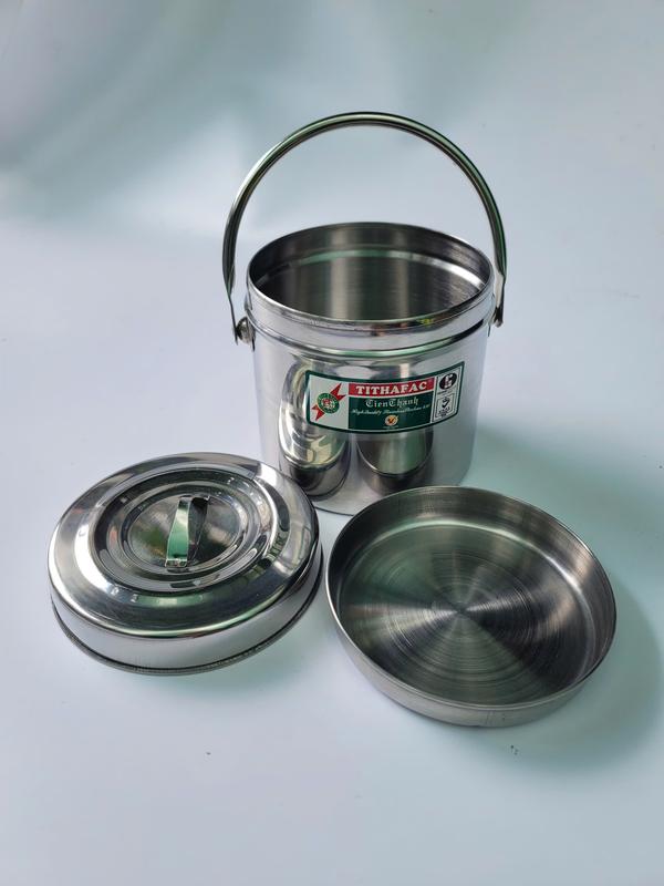  Camen đựng cháo inox cao cấp- Hộp đựng cháo 12cm và 14cm. 