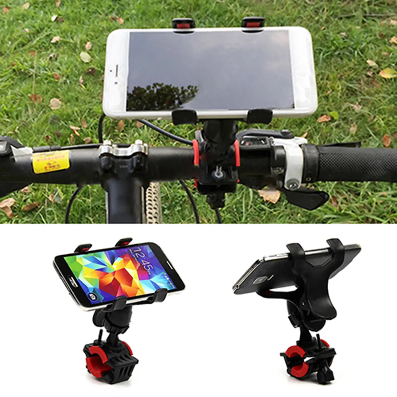 Vrfirvn| Universal Motorcycle MTB Bicycle Handlebar Bike Mount Holder for Cell Phone GPS