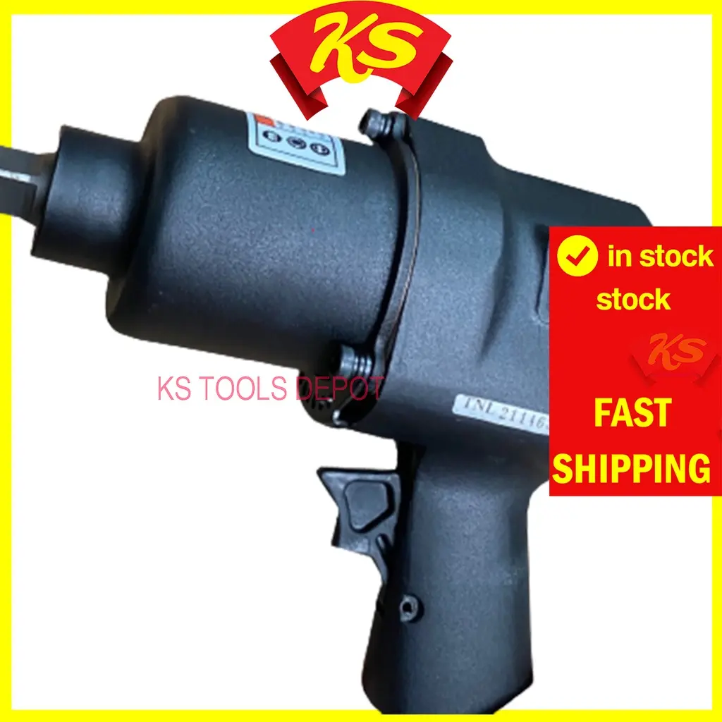 Air Impact Wrench Esko ITALY 1000NM Twin Hammers 1/2'' EA-1302 Air Impact Wrench Twin Hammer Heavy Duty Pneumatic