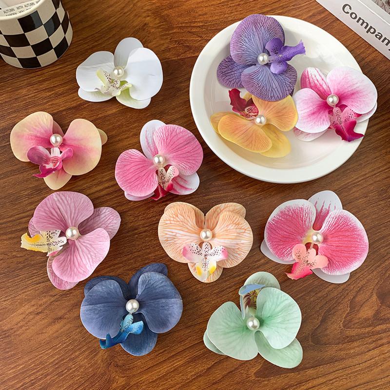 Kẹp Tóc Phalaenopsis, Hoa Tóc Mái Bên Ngọt Ngào Phụ Kiện Tóc, Siêu Thanh Lịch, Phong Cách Mới, Thiết Kế Đẹp, Thời Trang, Hàng Có Sẵn Năm 2025, Bán Chạy, Thích Hợp Cho Phụ Nữ 2
