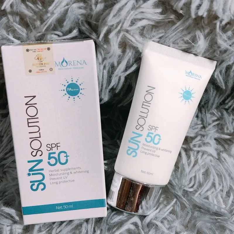 Kem chống nắng MORENA Huyền Phi SPF 50 0