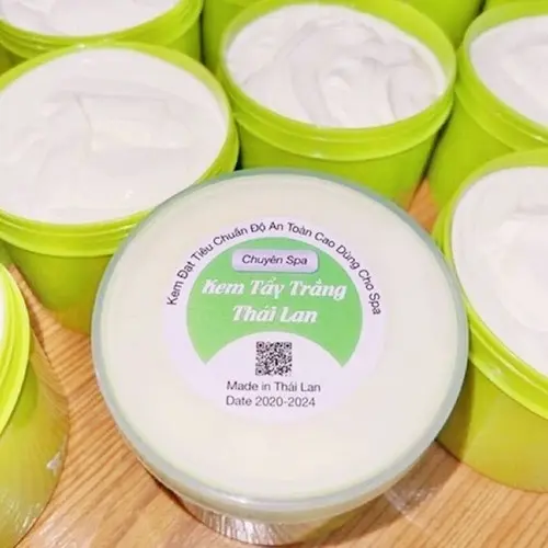 Combo 2 Kem tẩy trắng thái lan chuyên spa xanh 2