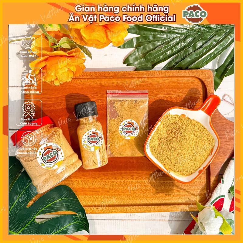 muối sặc nhuyễn thơm ngon hàng loại 1 chấm trộn ăn kèm bánh tráng chấm trái cây nhà Paco Food Gia Vị