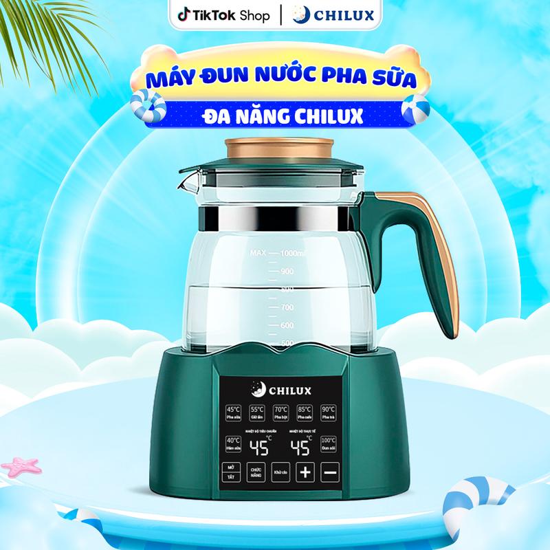 Máy đun nước pha sữa CHILUX đa năng, hâm sữa đúng nhiệt độ, giữ ấm suốt 24H, đun nước khử clo