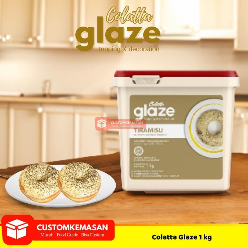 Colatta Glaze / Selai Dark Cokelat 1kg / Selai Tiramisu 1kg / Selai Roti / Topping Selai Colatta Glaze 5