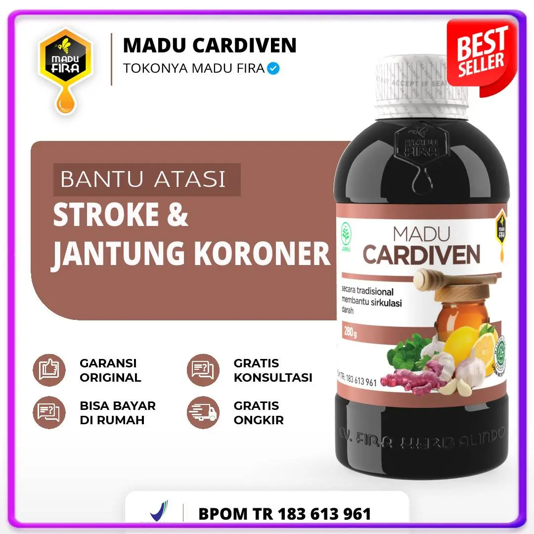 MADU CARDIVEN - MEMBANTU MENJAGA JANTUNG | 280g